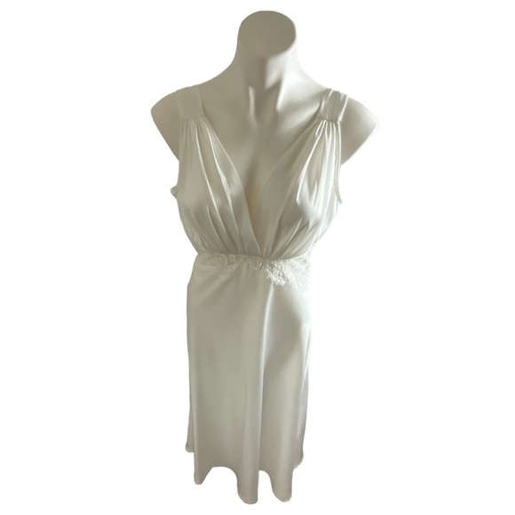 Vici Forever Mine Satin Lace Slip Midi Dress - Picture 14 of 16